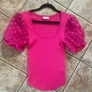 Hot Pink Top Size M